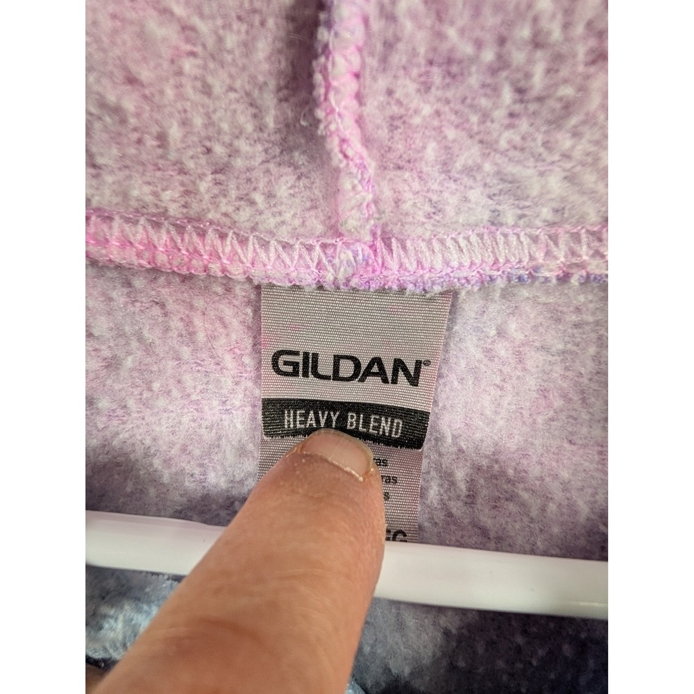 Gildan Heavy Blend Be Kind Tie Dye Zip Up Hoodie Sweatshirt Multicolor 2XL - Picture 4 of 8